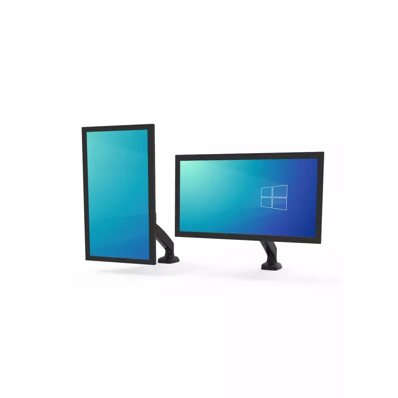 Monitora statīvs Port Designs 901104 81,3 cm melns skava VESA 75x75 100x100