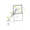 Monitora statīvs Port Designs 901104 81,3 cm melns skava VESA 75x75 100x100
