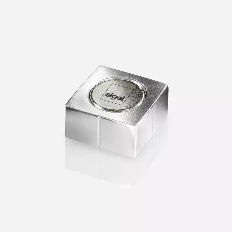 Sigel BA705 kvadrātveida neodīma magnēti, sudraba krāsa, 20x20x10 mm (4 gab. iepakojumā)