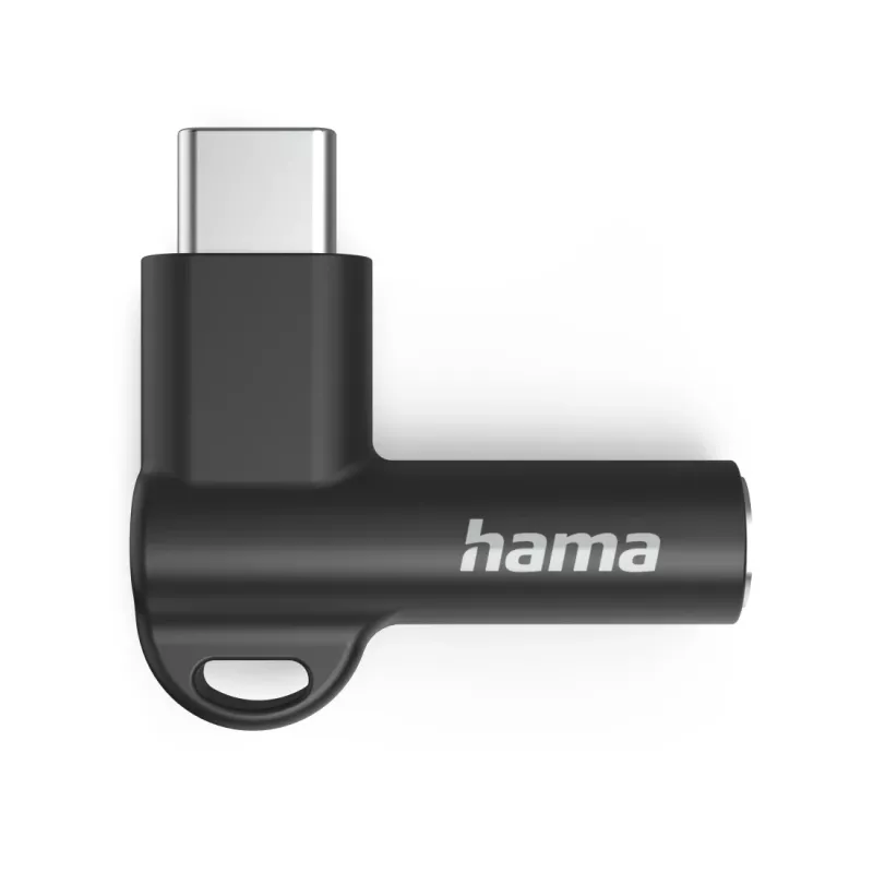Hama 00201701 kabeļa dzimuma pārveidotājs USB-C 3.5mm Melns