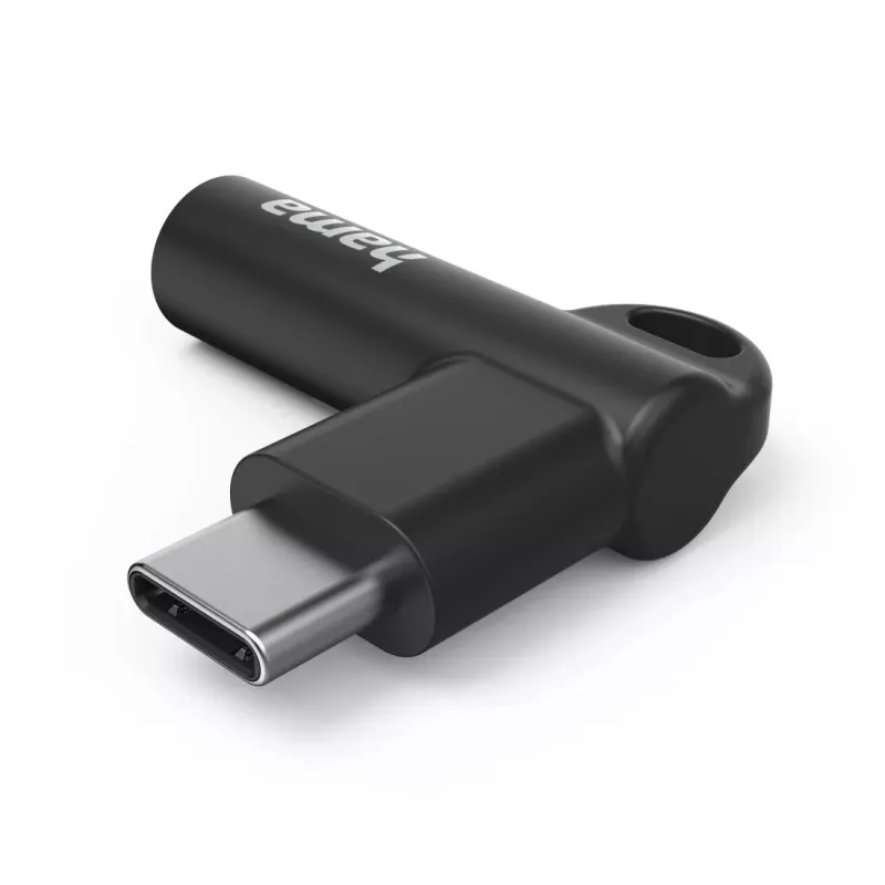 Hama 00201701 kabeļa dzimuma pārveidotājs USB-C 3.5mm Melns