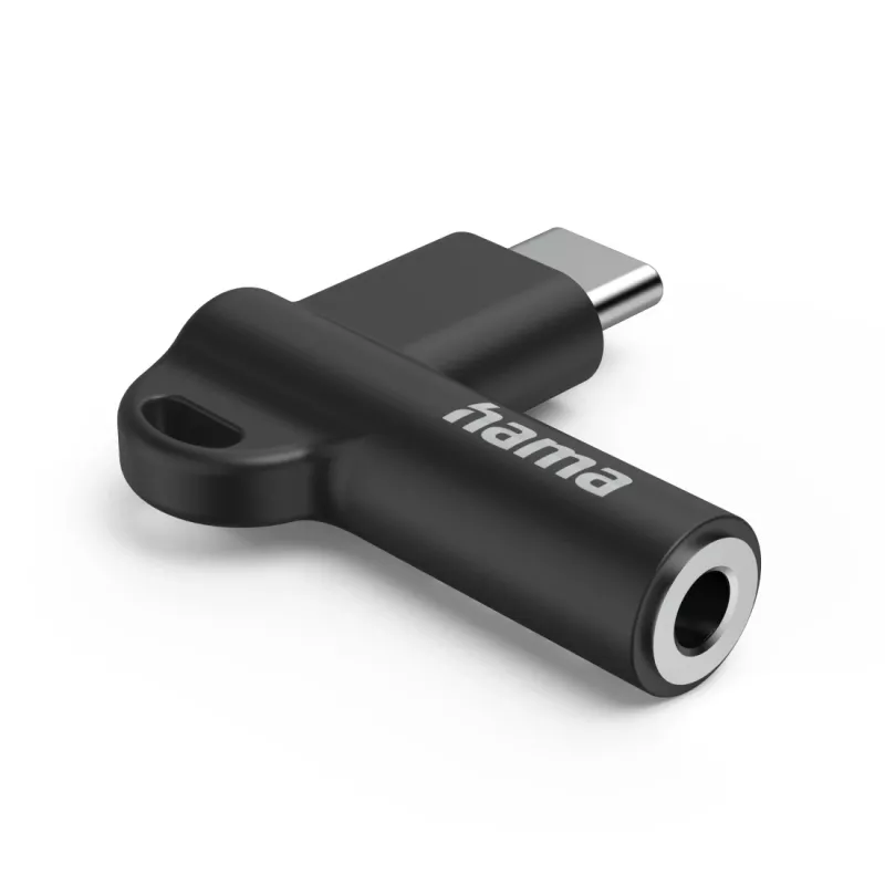 Hama 00201701 kabeļa dzimuma pārveidotājs USB-C 3.5mm Melns