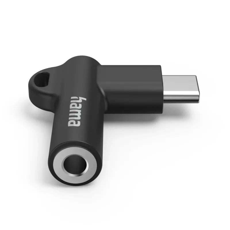 Hama 00201701 kabeļa dzimuma pārveidotājs USB-C 3.5mm Melns