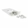 ACT CAT6A caurlaides ekranēts modulārs RJ45 savienotājs Zelta kontakti Sudraba Caurspīdīgs