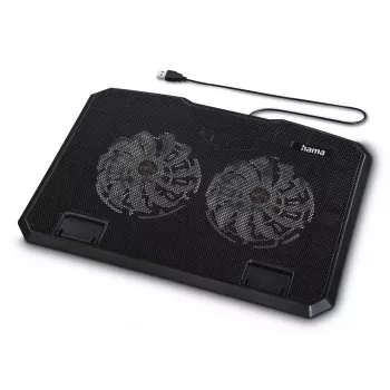 Hama Melns Metal klēpjdatora dzesēšanas paliktnis 39,6 cm (15,6 collas)