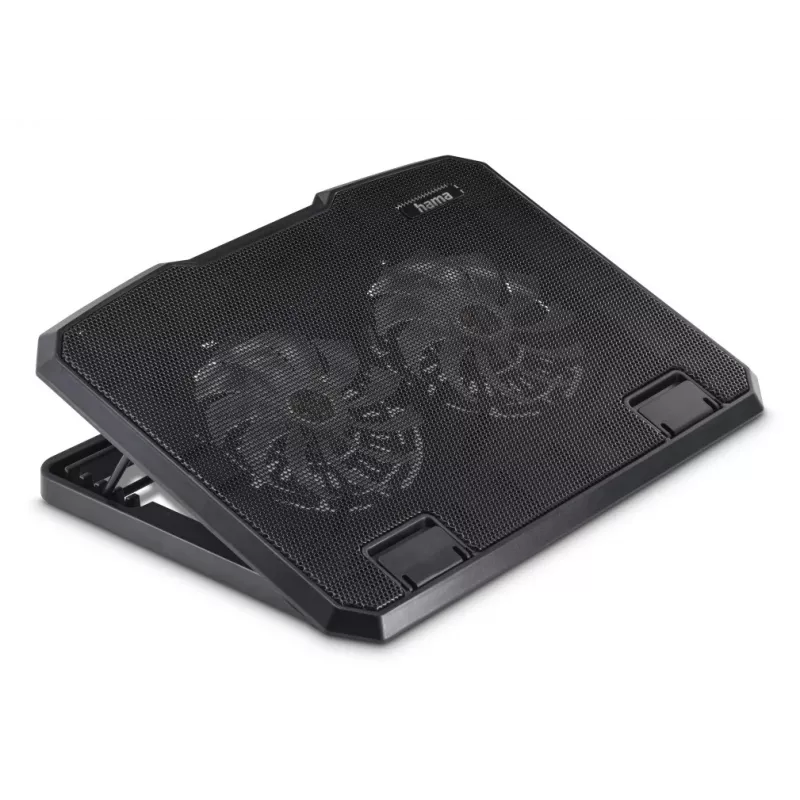 Hama Melns Metal klēpjdatora dzesēšanas paliktnis 39,6 cm (15,6 collas)