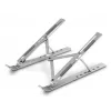 Hama Aluminium klēpjdatora statīvs, sudraba krāsā, 39,6 cm (15,6 collas)