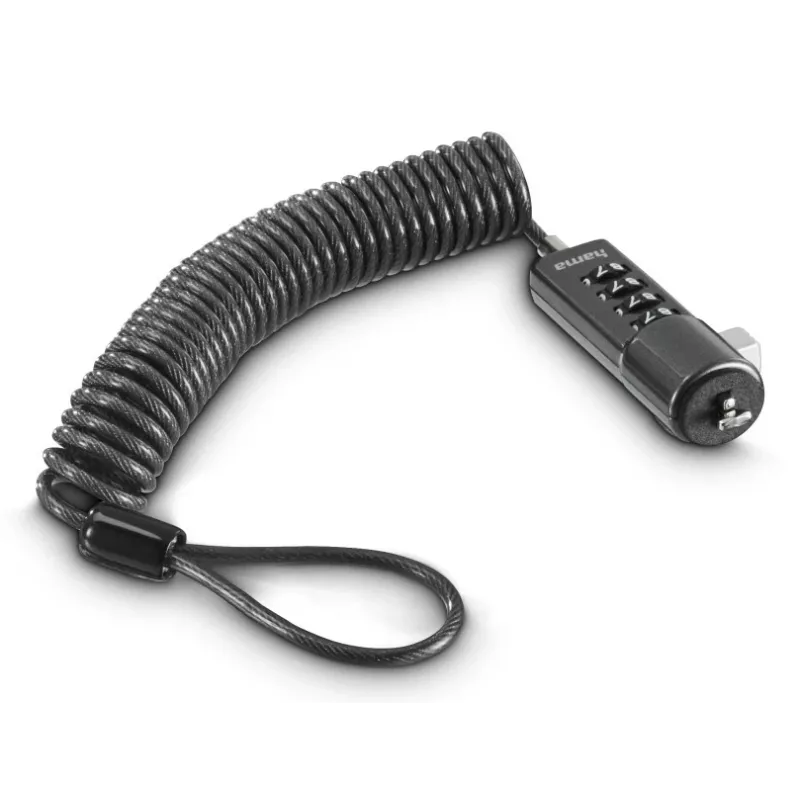 Hama Portable kabeļa slēdzene Antracīta 2 m