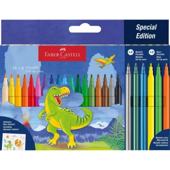 Flomāsteri Faber-Castell 554222 Daudzkrāsains 24 gab.