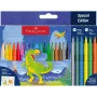 Flomāsteri Faber-Castell 554222 Daudzkrāsains 24 gab.