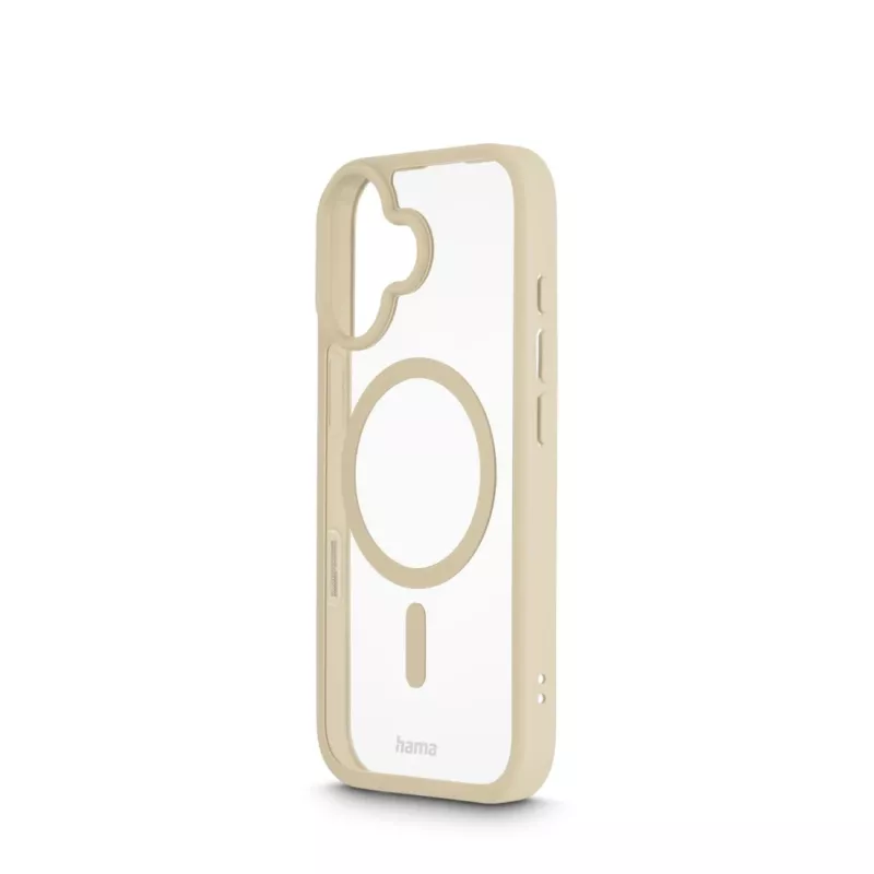 Hama Frame Protect mobilā tālruņa maciņš 16 cm (6,3 collu) Vāciņš Bēšs, Caurspīdīgs