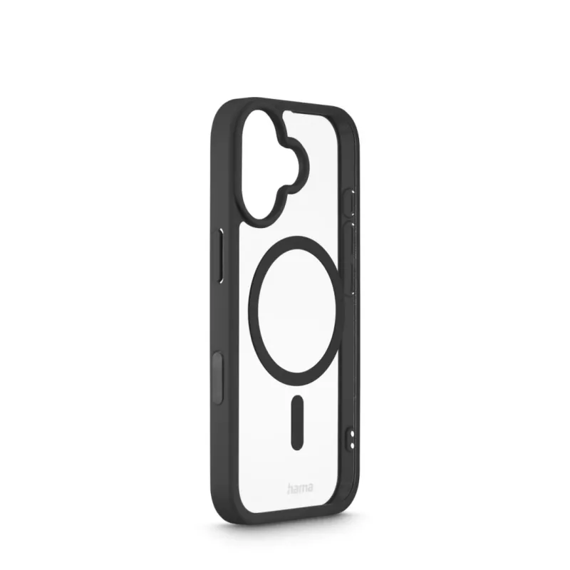 Hama Frame Protect mobilā tālruņa vāciņš 16 cm (6,3 collas) Vāciņš Melns, Caurspīdīgs
