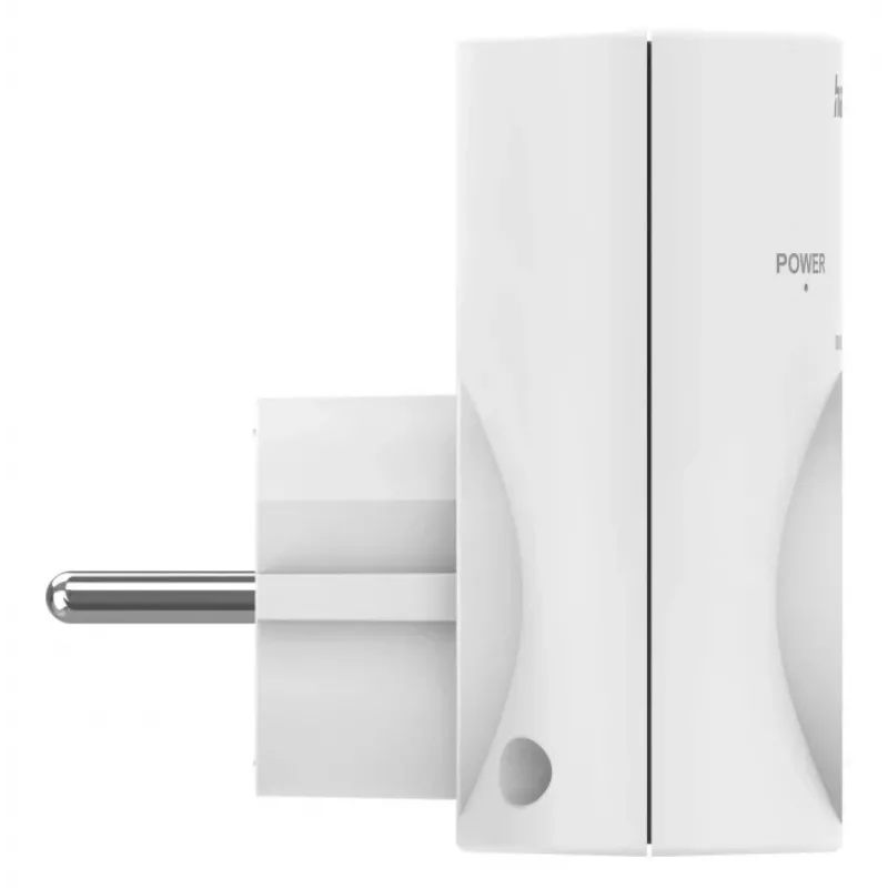 Hama 00223324 strāvas kontaktdakšu adapteris, tips F, balts
