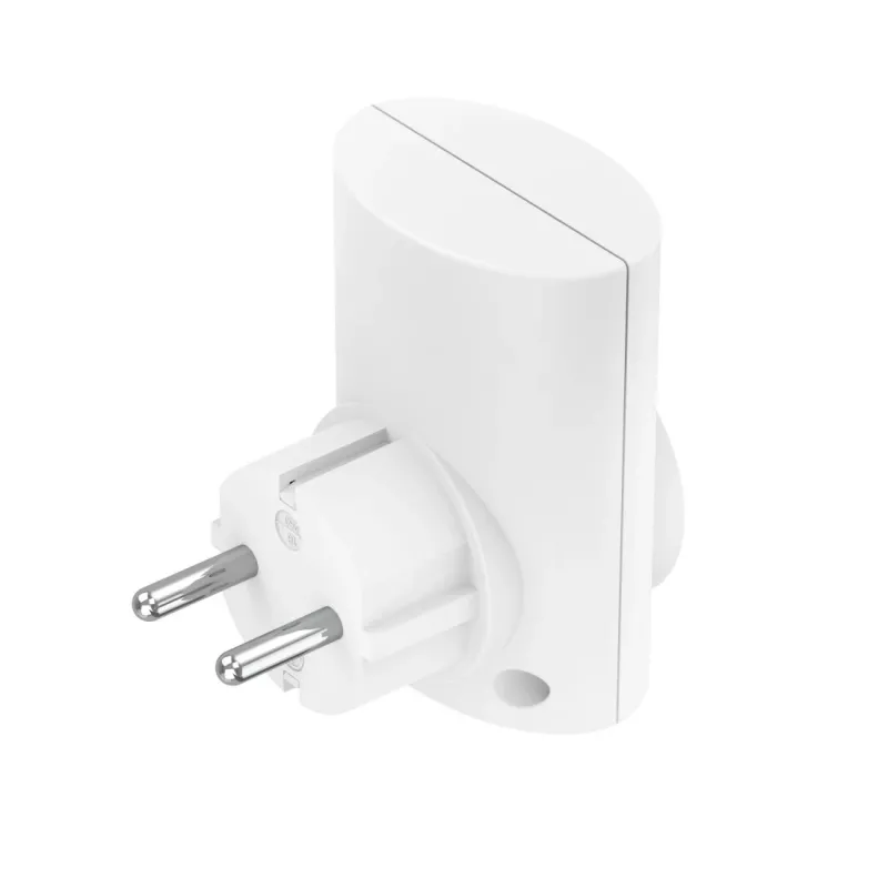 Hama 00223324 strāvas kontaktdakšu adapteris, tips F, balts
