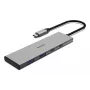 Hama 00200147 saskarnes centrmezgls USB Type-C 10000 Mbit/s Pelēks