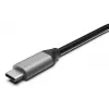 Hama 00200147 saskarnes centrmezgls USB Type-C 10000 Mbit/s Pelēks