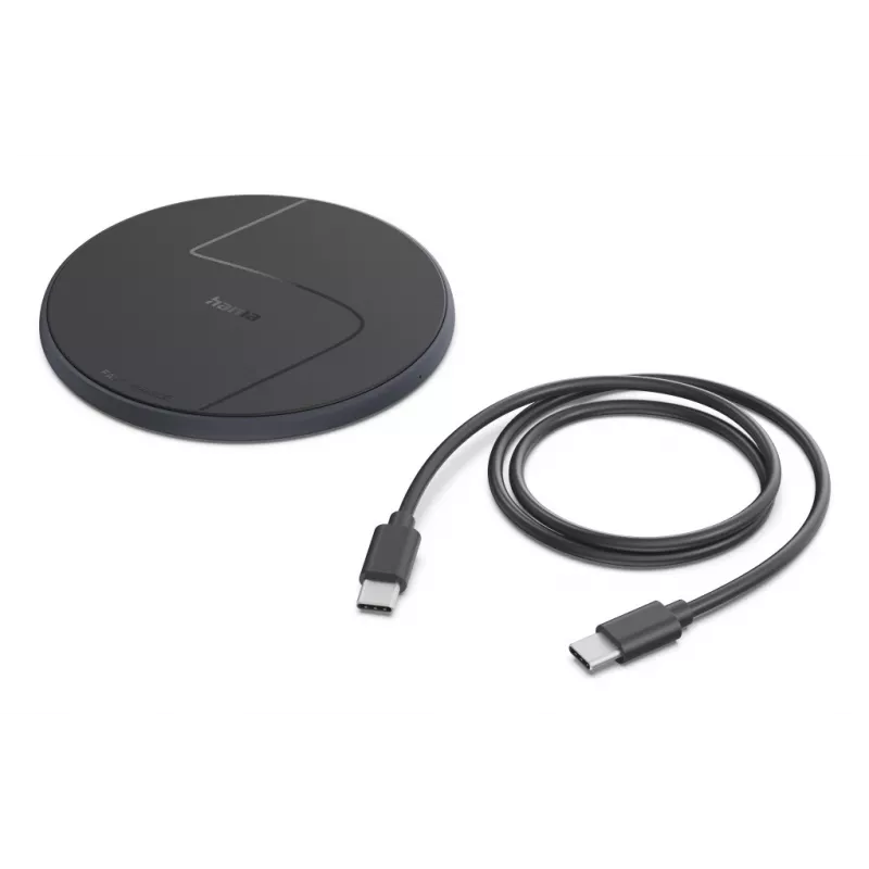 Hama 00201745 mobilo ierīču lādētājs Viedtālruņa USB Bezvadu uzlāde Ātrā uzlāde Iekštelpām