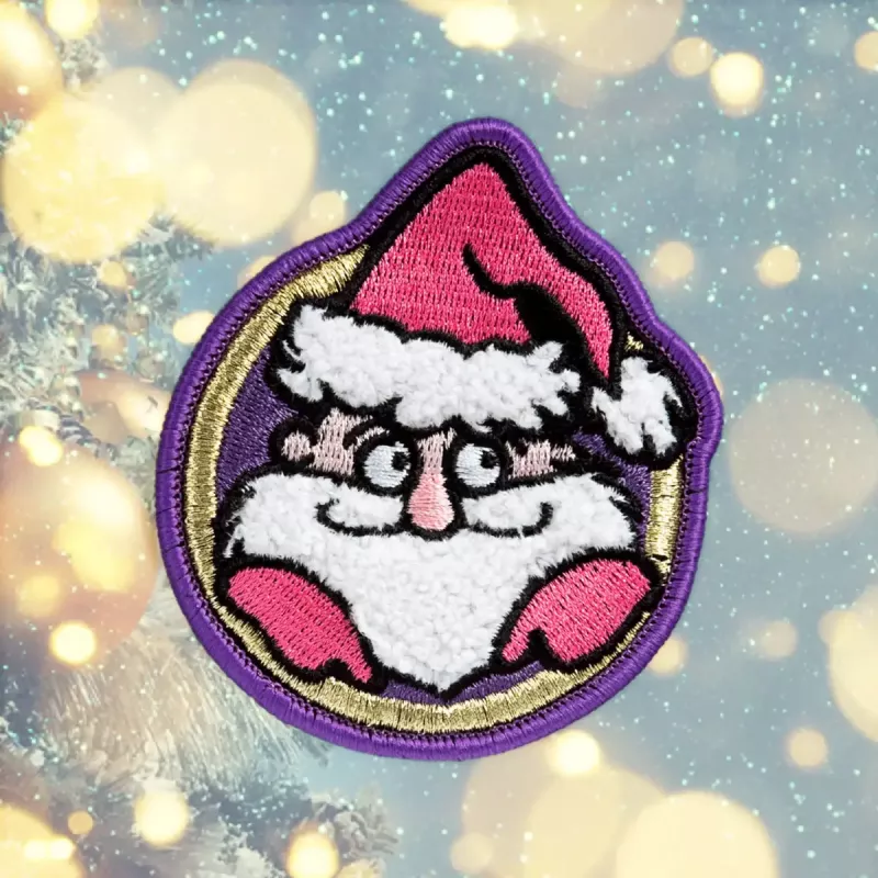 Nozīmīte LAUT MAGMOJI BADGE – Santa Claus Edition, PVC un silikons, daudzkrāsaina, 1 gab.
