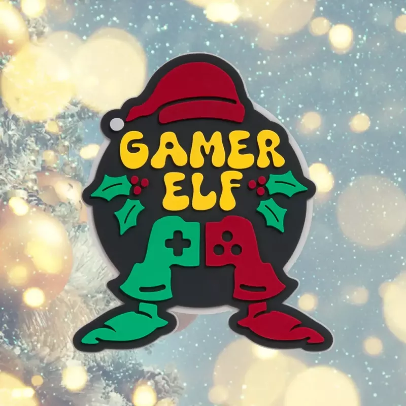 Nozīmīte LAUT MAGMOJI SILLY – Gamer Elf Ziemassvētku izdevums, PVC un silikons, daudzkrāsu, 1 gab.