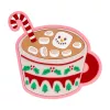 Nozīmīte LAUT MAGMOJI SILLY Snowman Chocolate Christmas Edition — daudzkrāsu PVC un silikons, 1 gab.