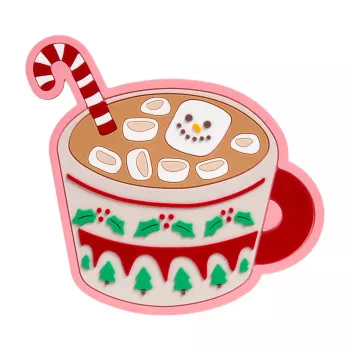 Nozīmīte LAUT MAGMOJI SILLY Snowman Chocolate Christmas Edition — daudzkrāsu PVC un silikons, 1 gab.