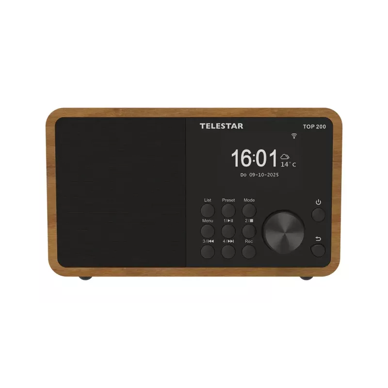 Interneta radio Imperial Telestar 5701200 — Digitālais uztvērējs, DAB+ FM, 10 W, 2,4 collu TFT, koka krāsa