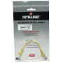 Intellinet tīkla komutācijas kabelis, Cat5e, 0,5 m, dzeltens, CCA, U/UTP, PVC, RJ45, apzeltīti kontakti, neaizķerams, ar aizsarguzmavu, mūža garantija