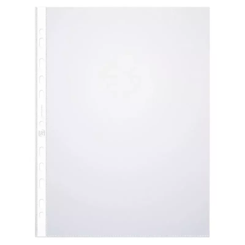 ELBA A4 caurumotās kabatiņas, PP 0,08 mm, kristāldzidras, universāla perforācija (971508)