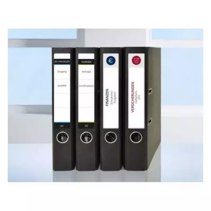 Pašlīmējošās etiķetes Avery L4760-10 noapaļots taisnstūris