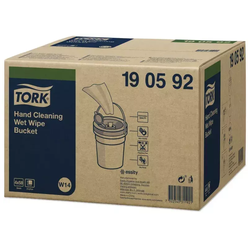 Tork 190592 roku tīrīšanai mitrās salvetes, 58 loksnes