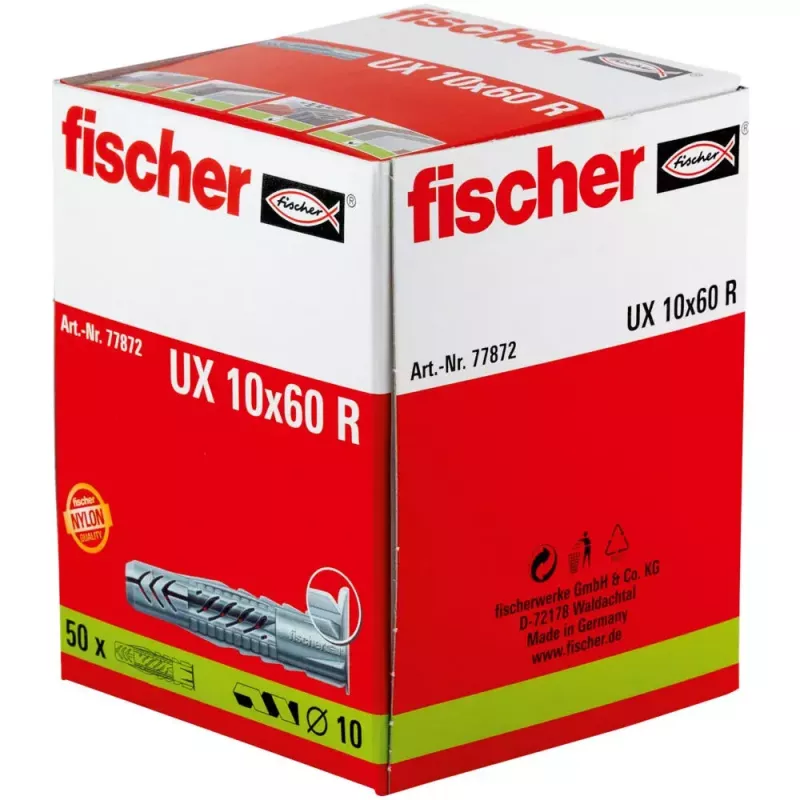 Sienas dībelis Fischer 77872