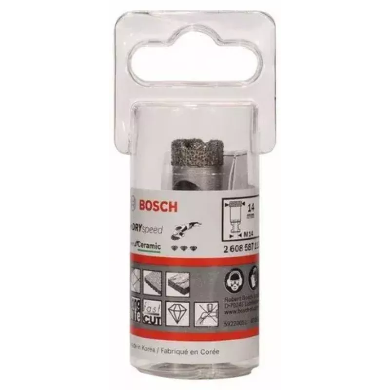 Urbja kronis Bosch 2 608 587 113 viengabala mīkstām keramikas sienas flīzēm 3 cm