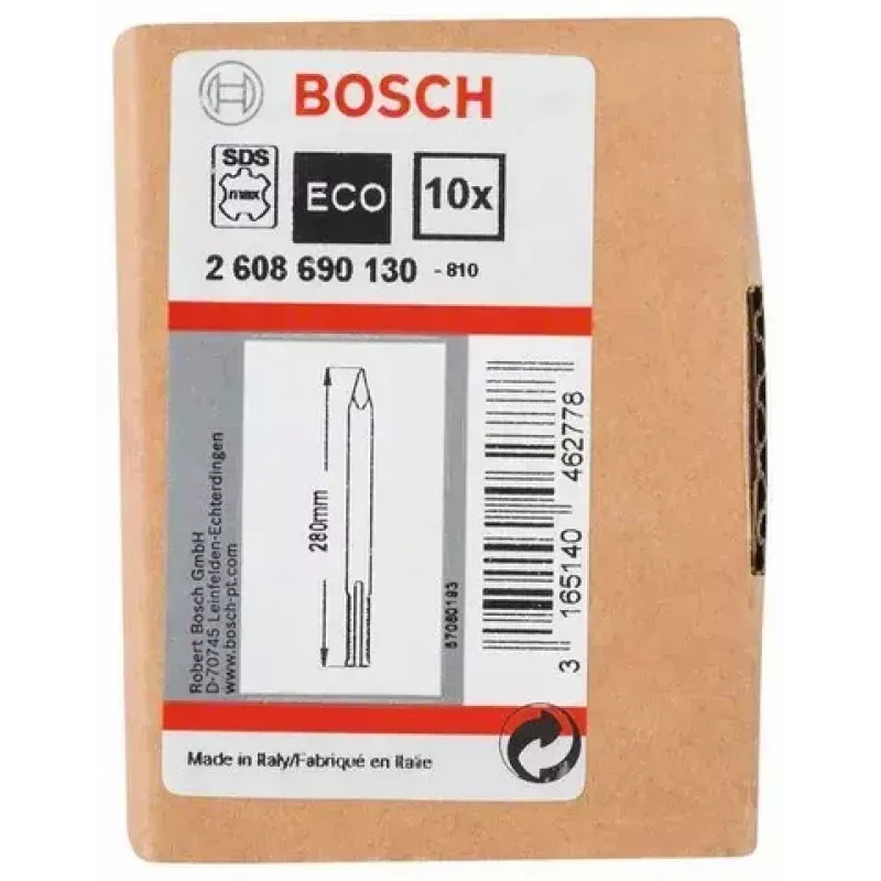Rotācijas āmura kalta uzgalis Bosch 2 608 690 130 nerūsējošais tērauds 280 mm