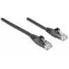 Intellinet tīkla komutācijas kabelis, Cat6, 20 m, melns, CCA, U/UTP, PVC, RJ45, zeltīti kontakti, bez aizķeršanās, ar pārvalku, mūža garantija