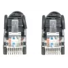 Intellinet tīkla komutācijas kabelis, Cat6, 20 m, melns, CCA, U/UTP, PVC, RJ45, zeltīti kontakti, bez aizķeršanās, ar pārvalku, mūža garantija