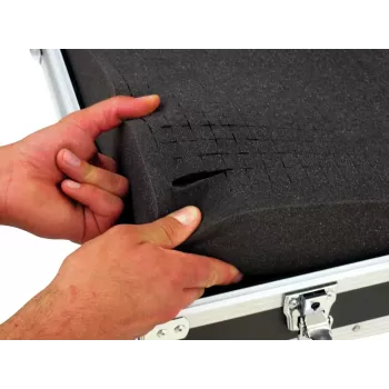 Flight case Roadinger 30126215 Saplāksnis Melns Sudraba 4 kg