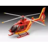 Rotorcraft model REVELL EC135 Air-Glaciers montāžas komplekts, mērogs 1:72, garums 143 mm, rotora Ø 140 mm