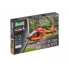 Rotorcraft model REVELL EC135 Air-Glaciers montāžas komplekts, mērogs 1:72, garums 143 mm, rotora Ø 140 mm