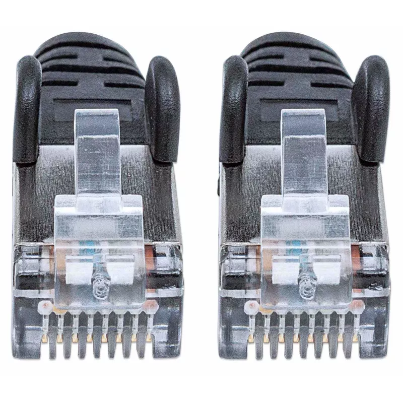Intellinet tīkls komutācijas kabelis, Cat7 kabelis/Cat6A Plugs, 10m, Melns, Copper, S/FTP, LSOH / LSZH, PVC, RJ45, Gold Plated Contacts, Snagless, Booted, Lifetime Warranty