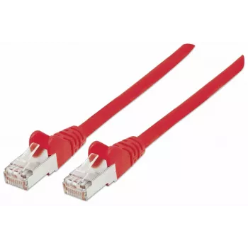 Intellinet tīkla komutācijas kabelis, Cat7 kabelis/Cat6A spraudņi, 20 m, sarkans, varš, S/FTP, LSOH / LSZH, PVC, RJ45, zeltīti kontakti, bez aizķeršanās, ar apvalku, mūža garantija