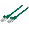 Intellinet tīkla savienojuma vads, Cat7 kabelis/Cat6A spraudņi, 20 m, zaļš, varš, S/FTP, LSOH / LSZH, PVC, RJ45, apzeltīti kontakti, bez aizķeršanās, ar uzmavu, mūža garantija