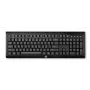 HP K2500 bezvadu tastatūra, pilna izmēra (100%), bezvadu, RF bezvadu, melna