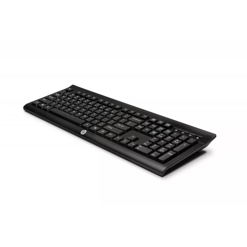 HP K2500 bezvadu tastatūra, pilna izmēra (100%), bezvadu, RF bezvadu, melna