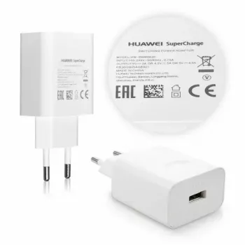 USB-C lādētājs HUAWEI HW-050450E00 QuickCharge 5A Balts — USB-C strāvas adapteris