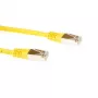 F/UTP CAT5E komutācijas kabelis ACT IB7815 15 metri RJ45 savienotāji Dzeltens