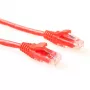 ACT sarkans 5 metru U/UTP CAT5E komutācijas kabelis komponentu līmenī ar RJ45 savienotājiem