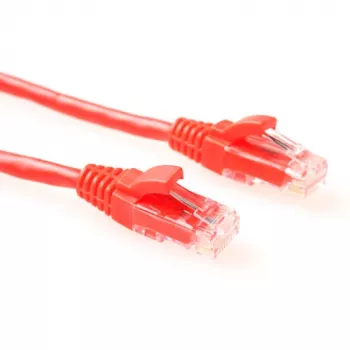 ACT sarkans 0,5 metru U/UTP CAT6 komponenta līmeņa komutācijas kabelis ar RJ45 savienotājiem