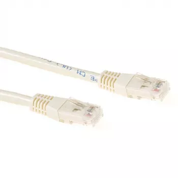 ACT Ivory 2 m LSZH U/UTP CAT6A komutācijas kabelis ar RJ45 savienotājiem