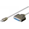 USB printera kabelis Goobay 95433 caurspīdīgs 1,5 m