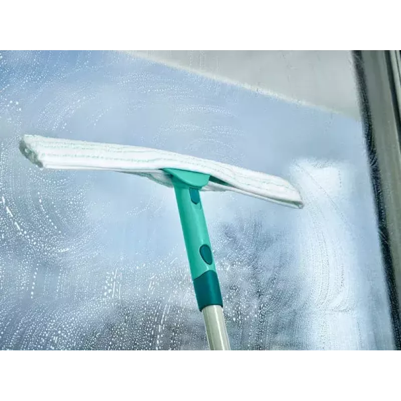 Logu tīrīšanas rīks Leifheit 51522, 40 cm zaļš, ūdens slaucis un logu mazgātājs